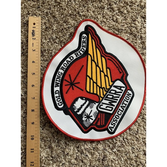 LARGE GOLD WING ROAD RIDERS ASSOCIATION GWRRA 10" PATCH - Picture 2 of 3